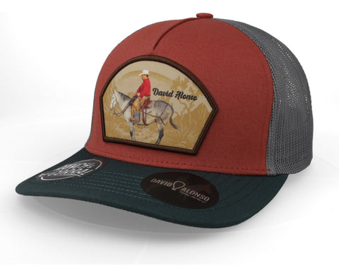 Gorra Ranch & Corral David Alonso 21 Da21 Ladrillo/azul Unit