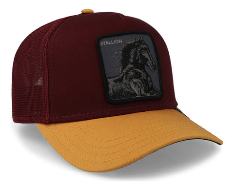 Gorra Goorin Bros V2 Stallion 101-1344 Guinda Unitalla