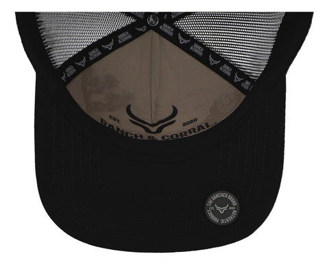 Gorra Ranch & Corral Basic 02 Rccb02 Negro Unitalla