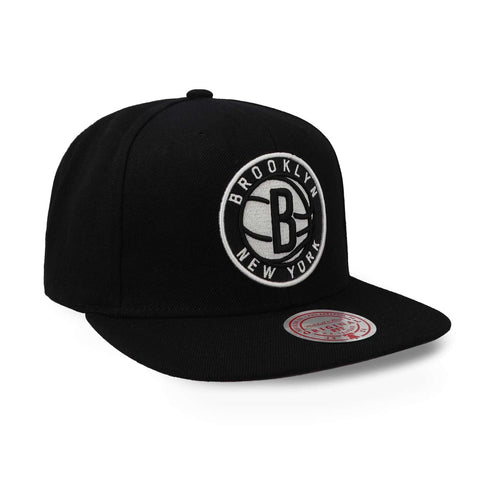 Gorra Mitchell & Ness NBA Team Ground Snap Nets Negro Uni