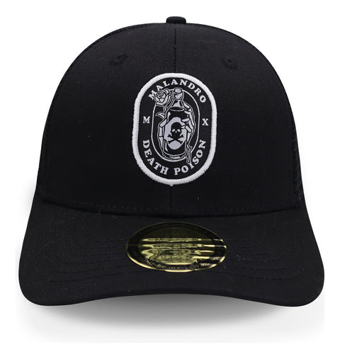 Gorra Malandro Death Poison Negro Unitalla