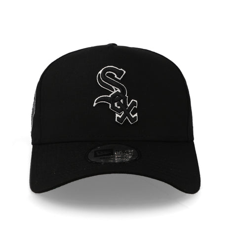 Gorra New Era 9 Forty MLB White Sox Patch EF Negro Unitalla