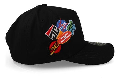 Gorra Jc Hats Doble Curve 2766 Negro Unitalla