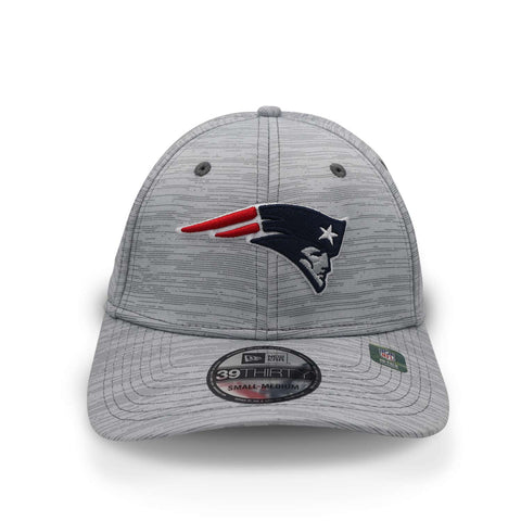 Gorra New Era 39 Thirty NFL Patriots Train Coach 22 Gris