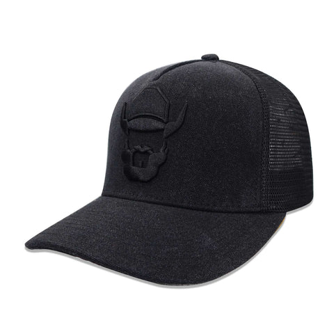 Gorra Barba Norteña Ganadero Onix Negro Unitalla