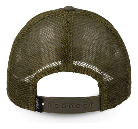 Gorra Goorin Bros 101-1033 Road Rage Trucker Olivo Unitalla