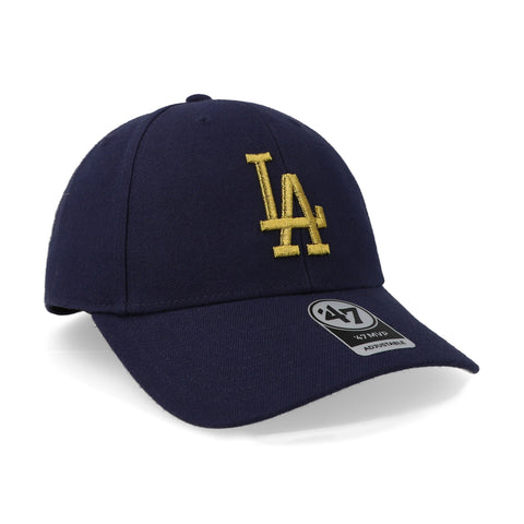 Gorra '47 MLB Dodgers Metallic MVP Azul Marino Unitalla