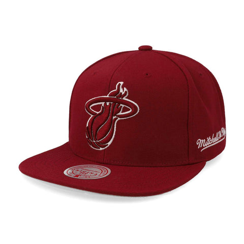 Gorra Mitchell & Ness NBA Christmas Snap Heat Rojo Uni