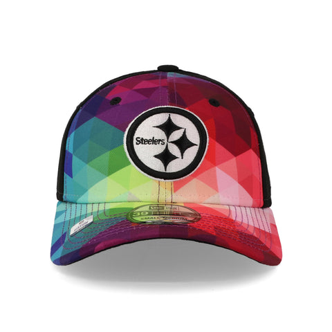 Gorra New Era 39 Thirty NFL Steelers Crucial Catch 23 Negro