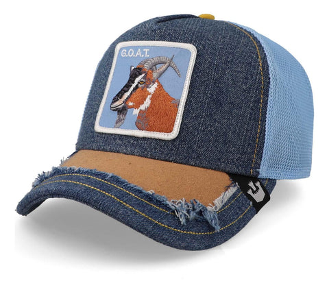 Gorra Goorin Bros 101-1281 Silky Goat Denim Azul Mezclilla U