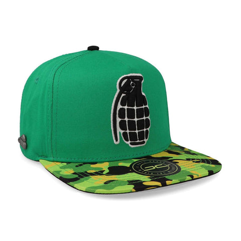 Gorra Jc Hats Granada 1792 Verde Camo Unitalla