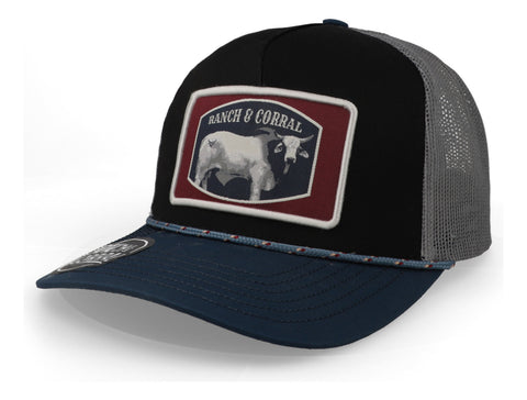 Gorra Ranch & Corral Ganadera 40 Rcg40 Negro/turquesa Unital