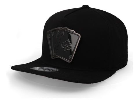 Gorra Jc Hats 2452 Poker Black On Black Negro Unitalla