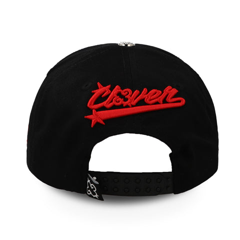 Gorra Clover Garments Kisses Ss24 Negro Unitalla