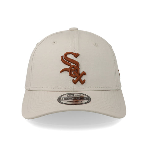 Gorra New Era 9Forty MLB White Sox League Essential Beige