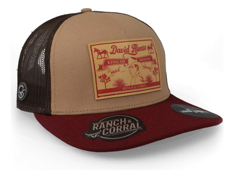 Gorra Ranch & Corral David Alonso 19 Da19 Natural/guindo Uni