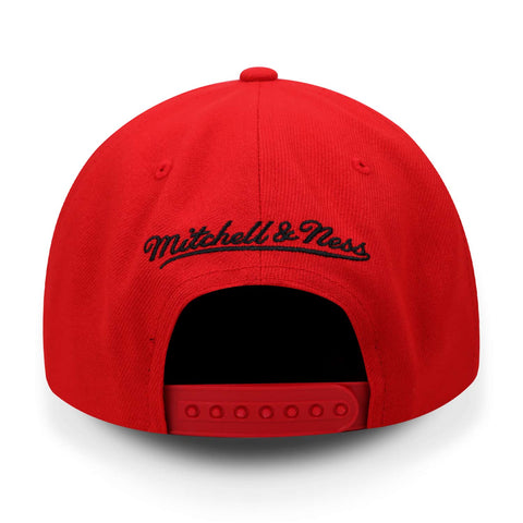 Gorra Mitchell & Ness NBA Core Basic Rockets Scarlet Rojo