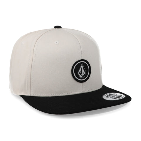 Gorra Volcom D5512322 Quarter Twill Blk Blanco Unitalla
