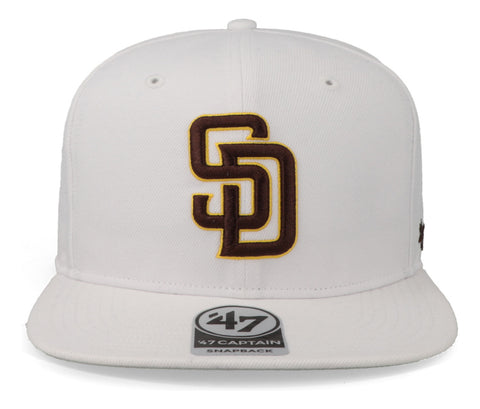 Gorra '47 MLB Padres No Shot Captain Blanco Unitalla