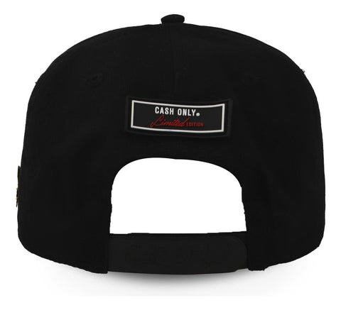 Gorra Cash Only 23 Skull Golden Negro Unitalla