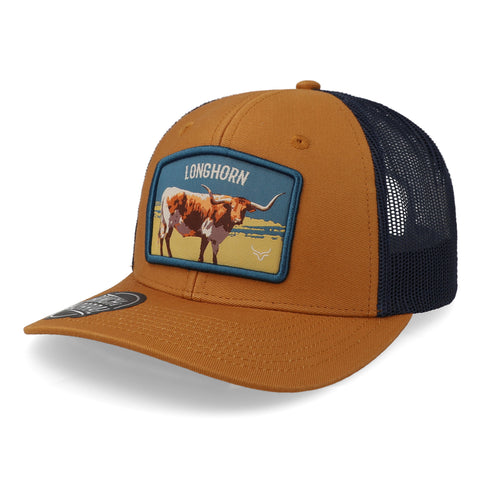 Gorra Ranch & Corral Longhrn 23 Rcg23 Naranja Unitalla