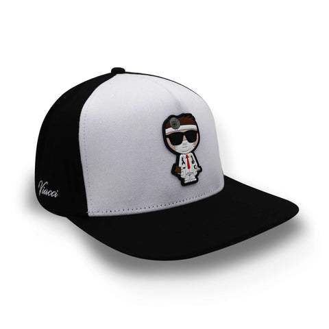 Gorra Viacci Doctor Black And Blanco Snap Unitalla