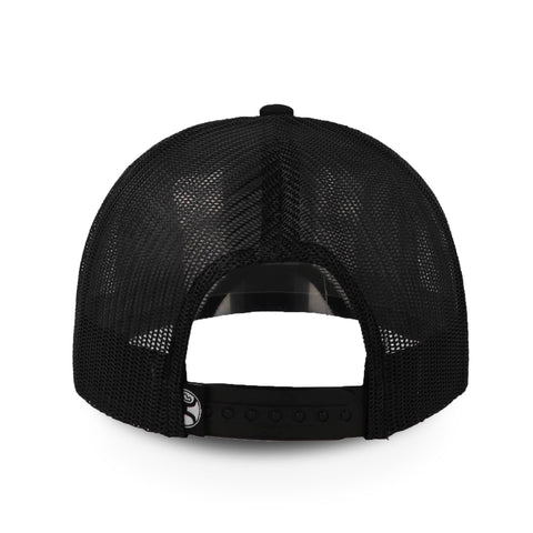 Gorra Hooey Zeneith Black 5 Panel Trucker Negro Unitalla