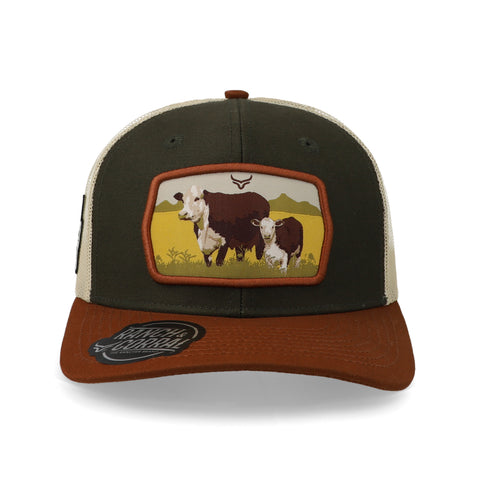 Gorra Ranch & Corral Becerro Rcg27 Gris Unitalla
