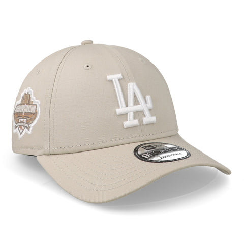 Gorra New Era 9 Forty MLB Dodgers Side Patch Gris Unitalla