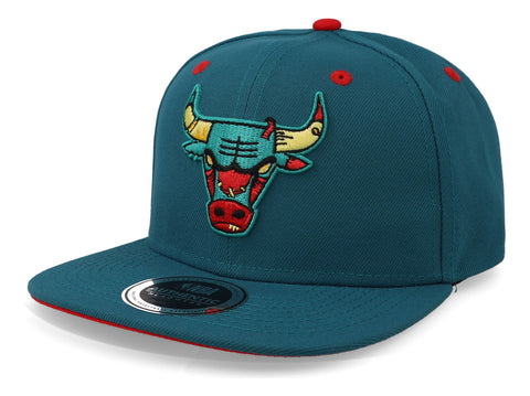 Gorra Fex Zombie Squad Nba Bulls Verde Unitalla
