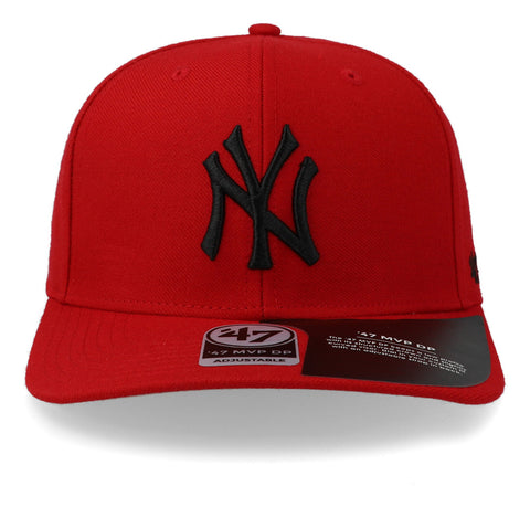 Gorra '47 MLB Yankees No Shot Mvp Wool Rojo Unitalla