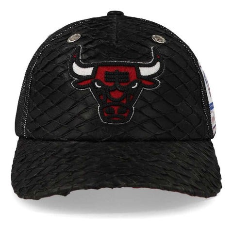 Gorra Mitchell & Ness Nba 75th Platinum Luxury Trucker Bulls