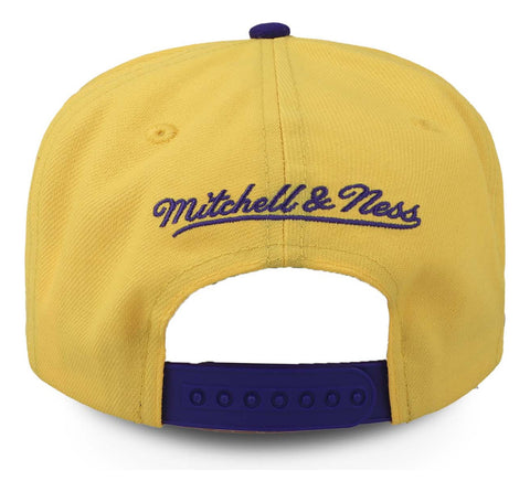 Gorra Mitchell & Ness Nba Lakers Los Ángeles Team Amarillo U