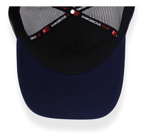 Gorra Problematic Chiquete Good Things Trucker Marino