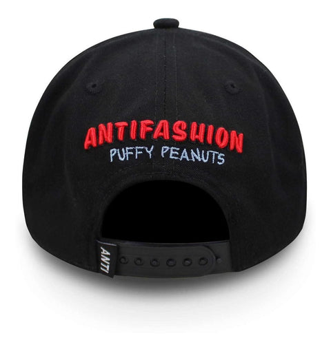 Gorra Antifashion Puffy Peanuts Negro Unitalla