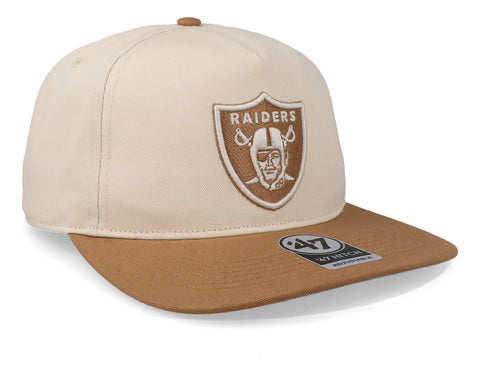 Gorra '47 NFL Raiders Two Tone Hitch Beige Unitalla