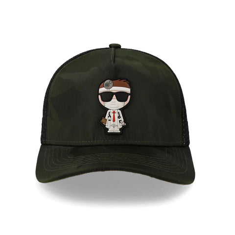 Gorra Viacci Doctor Camo Trucker Verde Unitalla