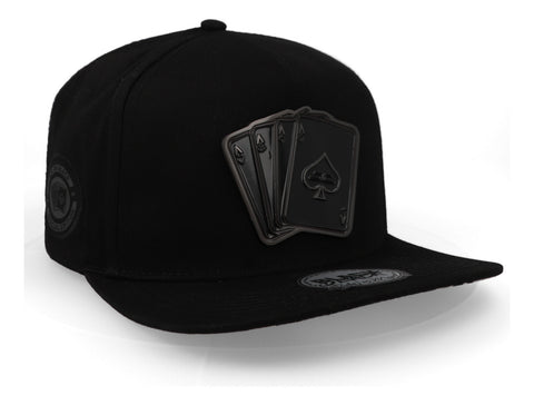 Gorra Jc Hats 2452 Poker Black On Black Negro Unitalla