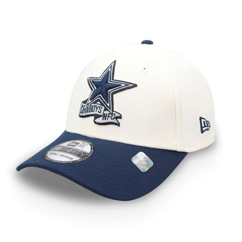 Gorra New Era 39 Thirty NFL Cowboys Sideline Beige Cerrada