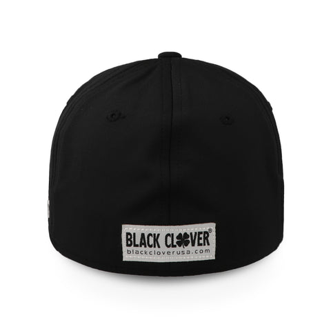 Gorra Black Clover Premium 41 Logo Blanco/Negro