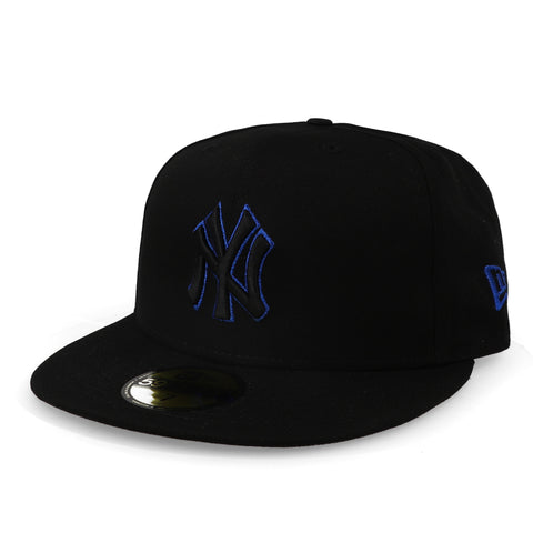 Gorra New Era 59 Fifty MLB Yankees Metallic Outline Cerrado