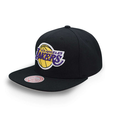 Gorra Mitchell & Ness NBA Core Basic Lakers Negro Gris Uni
