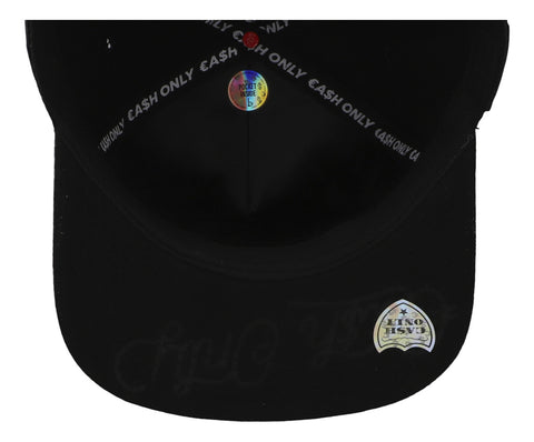 Gorra Cash Only Los Angeles Black Visor Blk Plana 1011 Unita