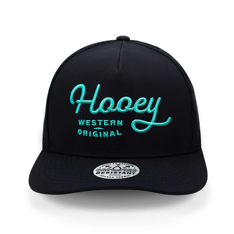 Gorra Hooey Og Black Teal Stitching Negro Unitalla