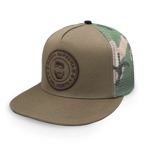 Gorra Barba Norteña Marca Suprema Olivo Unitalla