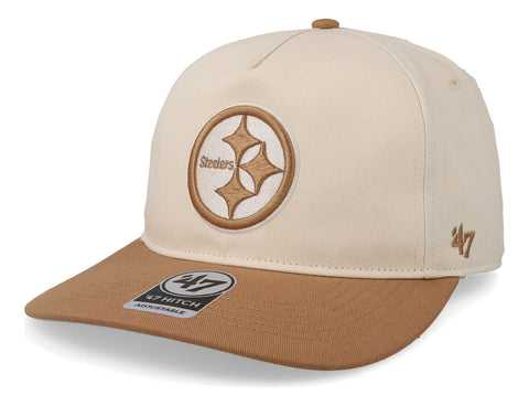 Gorra '47 NFL Steelers Two Tone Hitch Beige Unitalla