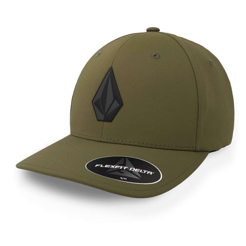Gorra Volcom D5512319 Stone Tech Delta Olivo Cerrada