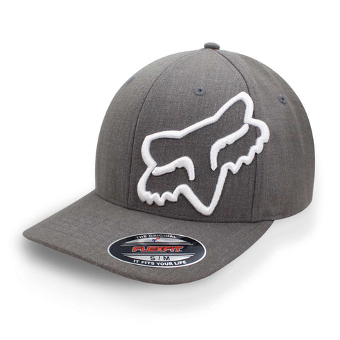Gorra Fox Flexfit Clouded Gris 27089 Cerrada