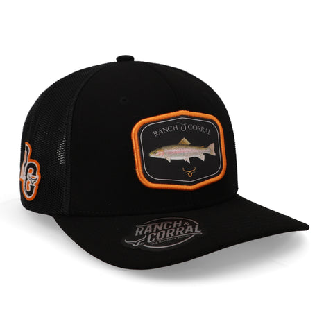 Gorra Ranch & Corral Rainbow Trout Rcfs8 Negro Unitalla