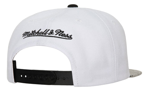 Gorra Mitchell & Ness Nba Cement Top Heat Miami Gris Unitall